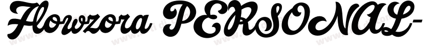 Flowzora PERSONAL字体转换